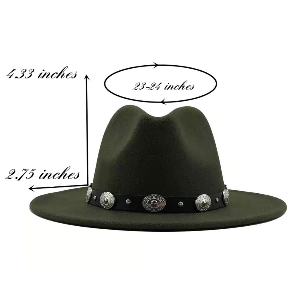 Gypsy Western Concho Cowgirl Hat - Picture 2 of 6